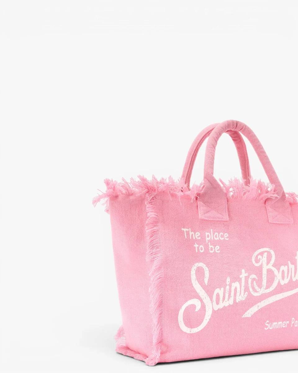 MC2 Saint Barth Torebka Vanity Linen Pink - Image 2