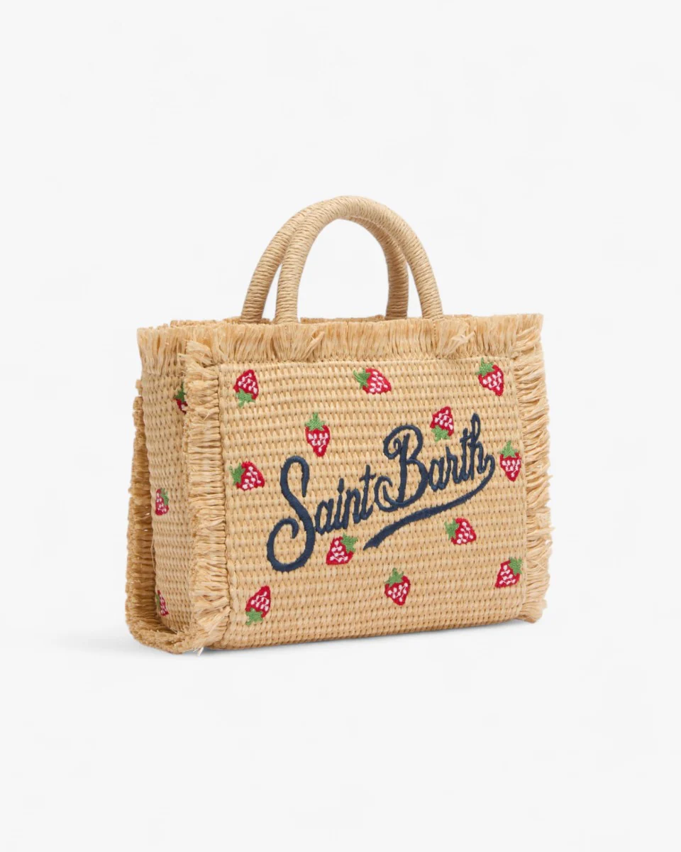 MC2 SAINT BARTH Torebka Vanity Mini Straw W Beżowa - Image 2