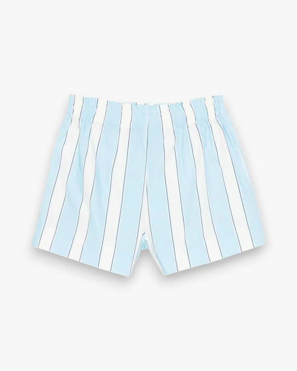 MC2 Saint Barth Spodenki Meave Cotton Sb Beach Stripes Blue - Image 2