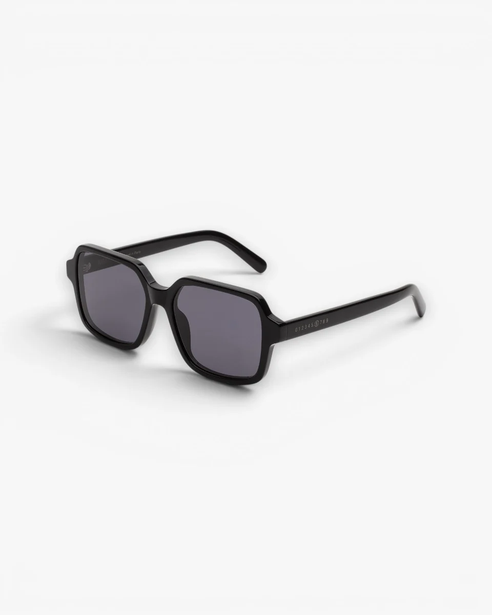 MM6 Maison Margiela Okulary Przeciwsłoneczne Lunettes 4 Noir - Image 3
