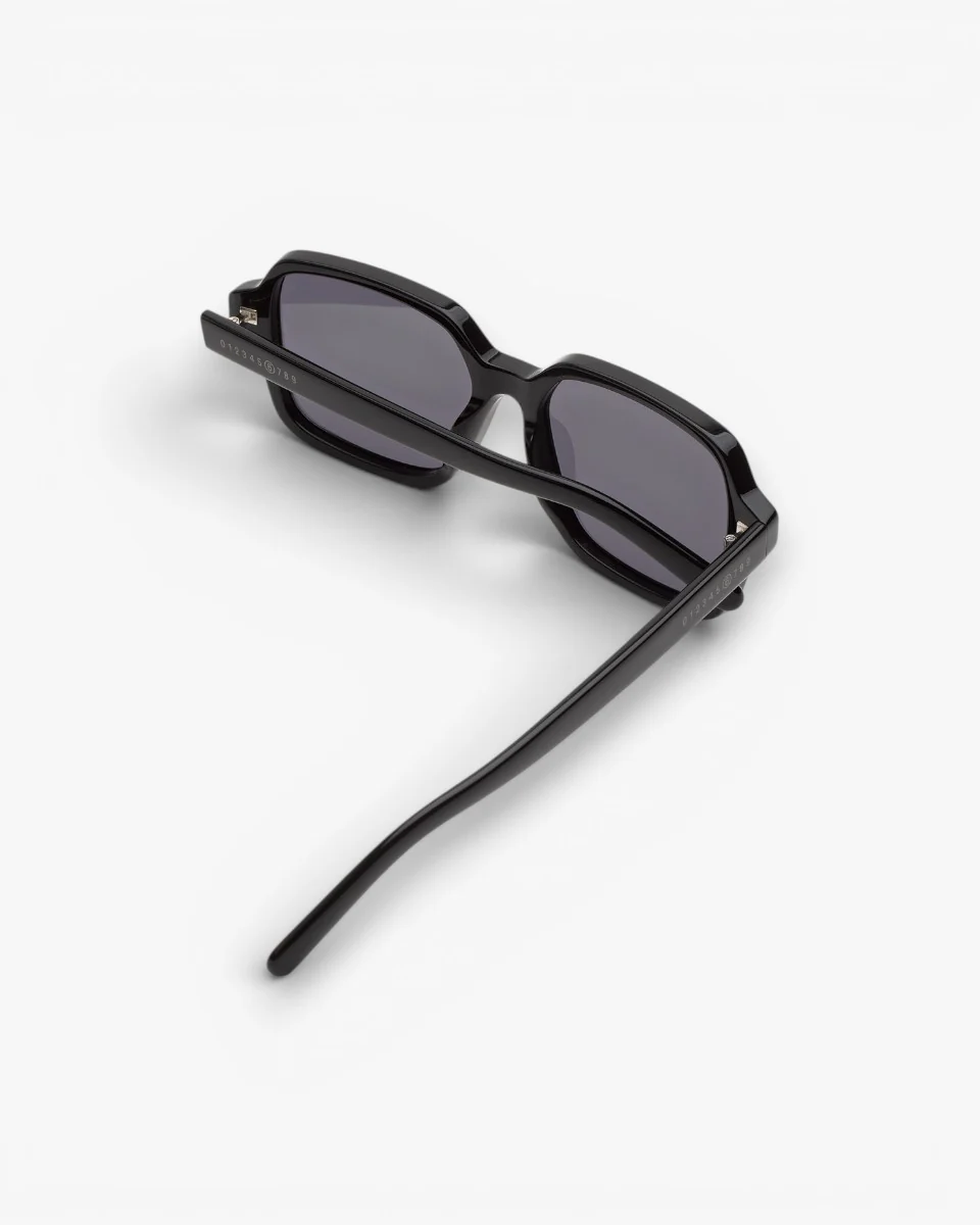 MM6 Maison Margiela Okulary Przeciwsłoneczne Lunettes 4 Noir - Image 5