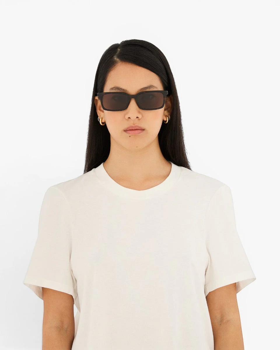 MM6 Maison Margiela Okulary Przeciwsłoneczne Lunettes 5 Havana - Image 2