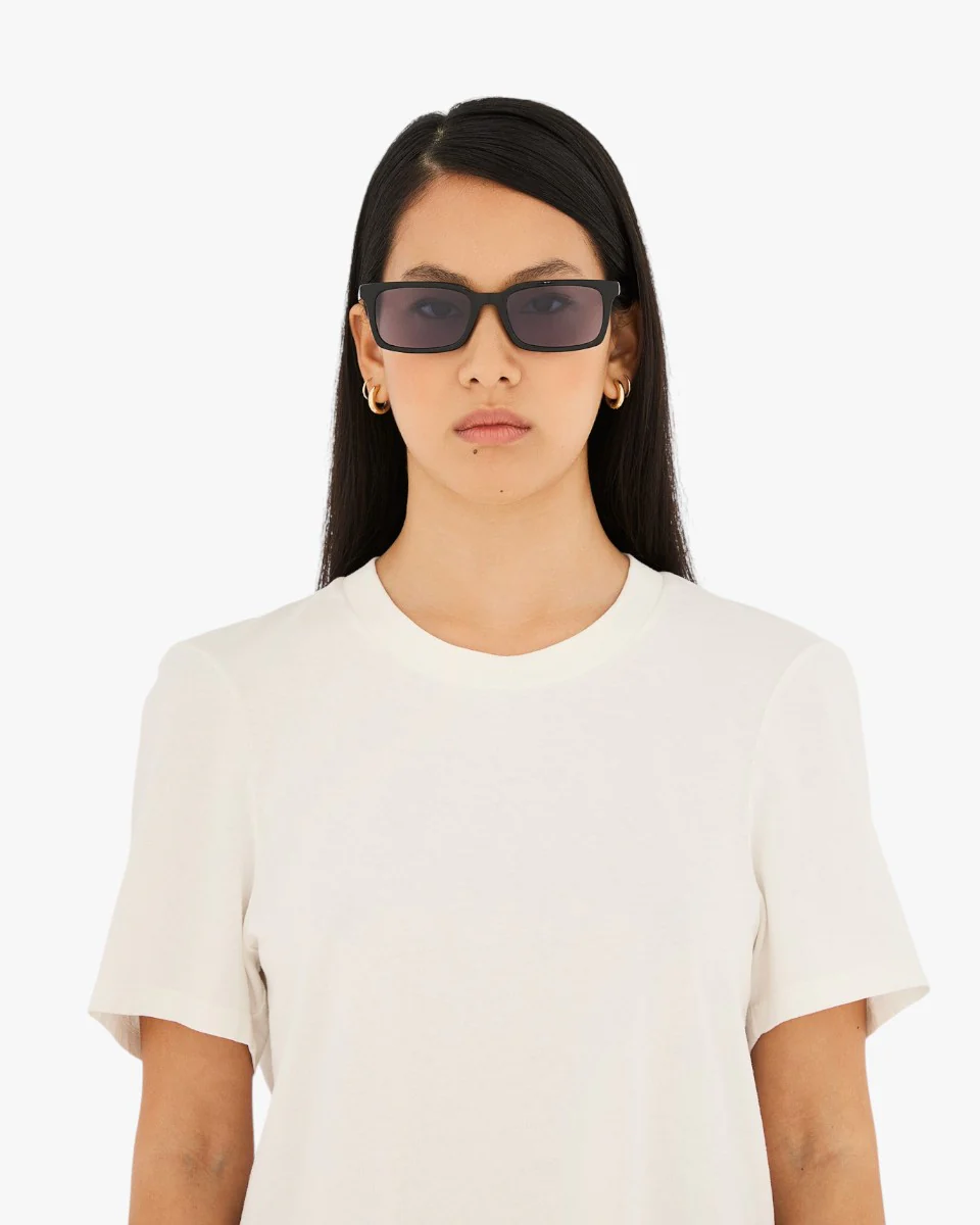 MM6 Maison Margiela Okulary Przeciwsłoneczne Lunettes 5 Noir Azure - Image 2