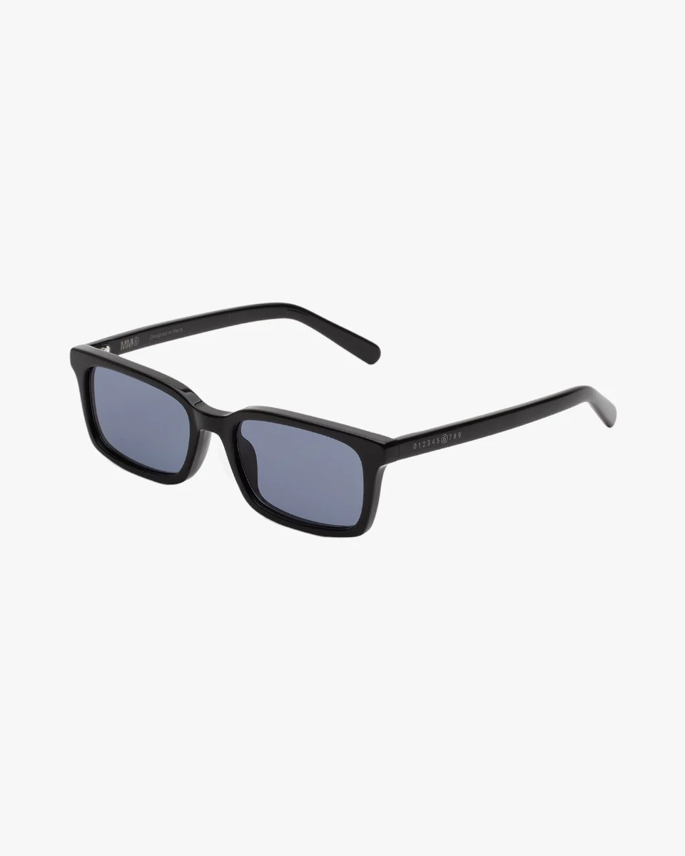 MM6 Maison Margiela Okulary Przeciwsłoneczne Lunettes 5 Noir Azure - Image 4