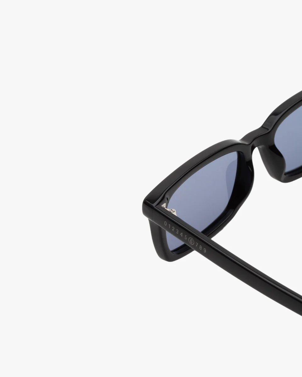 MM6 Maison Margiela Okulary Przeciwsłoneczne Lunettes 5 Noir Azure - Image 5