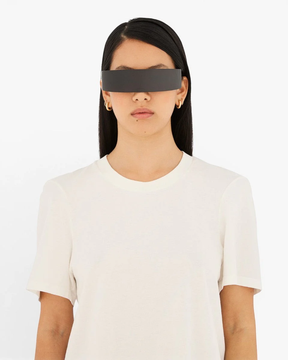 MM6 Maison Margiela Okulary Przeciwsłoneczne Lunettes 6 Black - Image 4