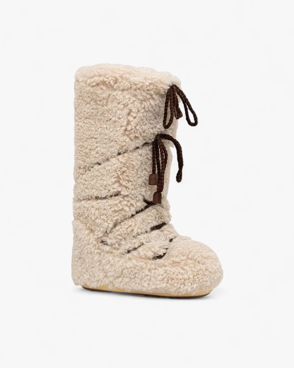 Moon Boot Śniegowce Icon Curly Extra Ecru - Image 2
