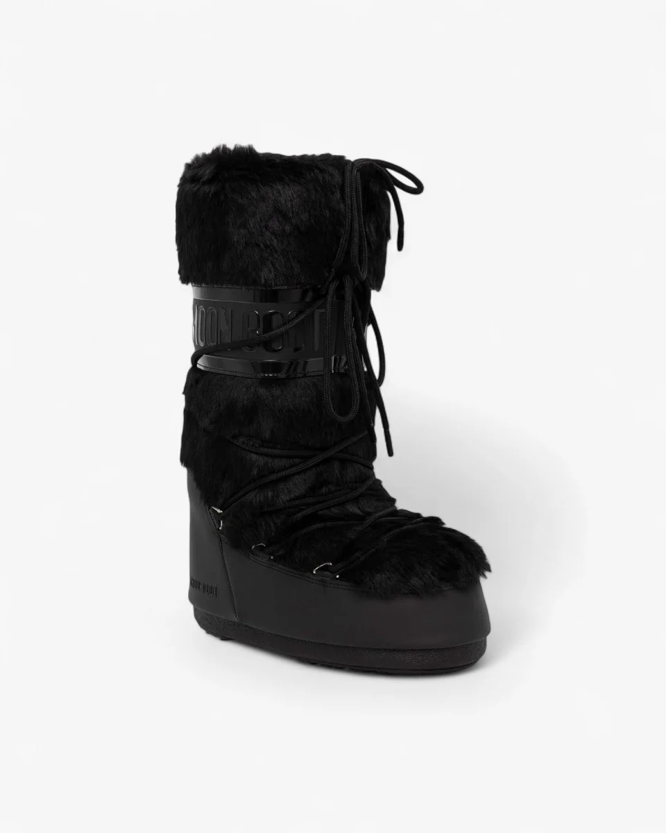 Moon Boot Śniegowce Icon Faux Fur Black - Image 2