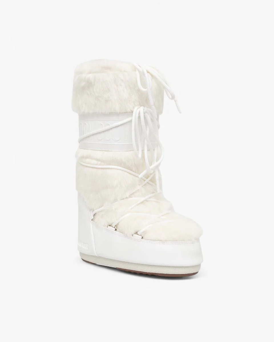 Moon Boot Śniegowce Icon Faux Fur Optical White - Image 2