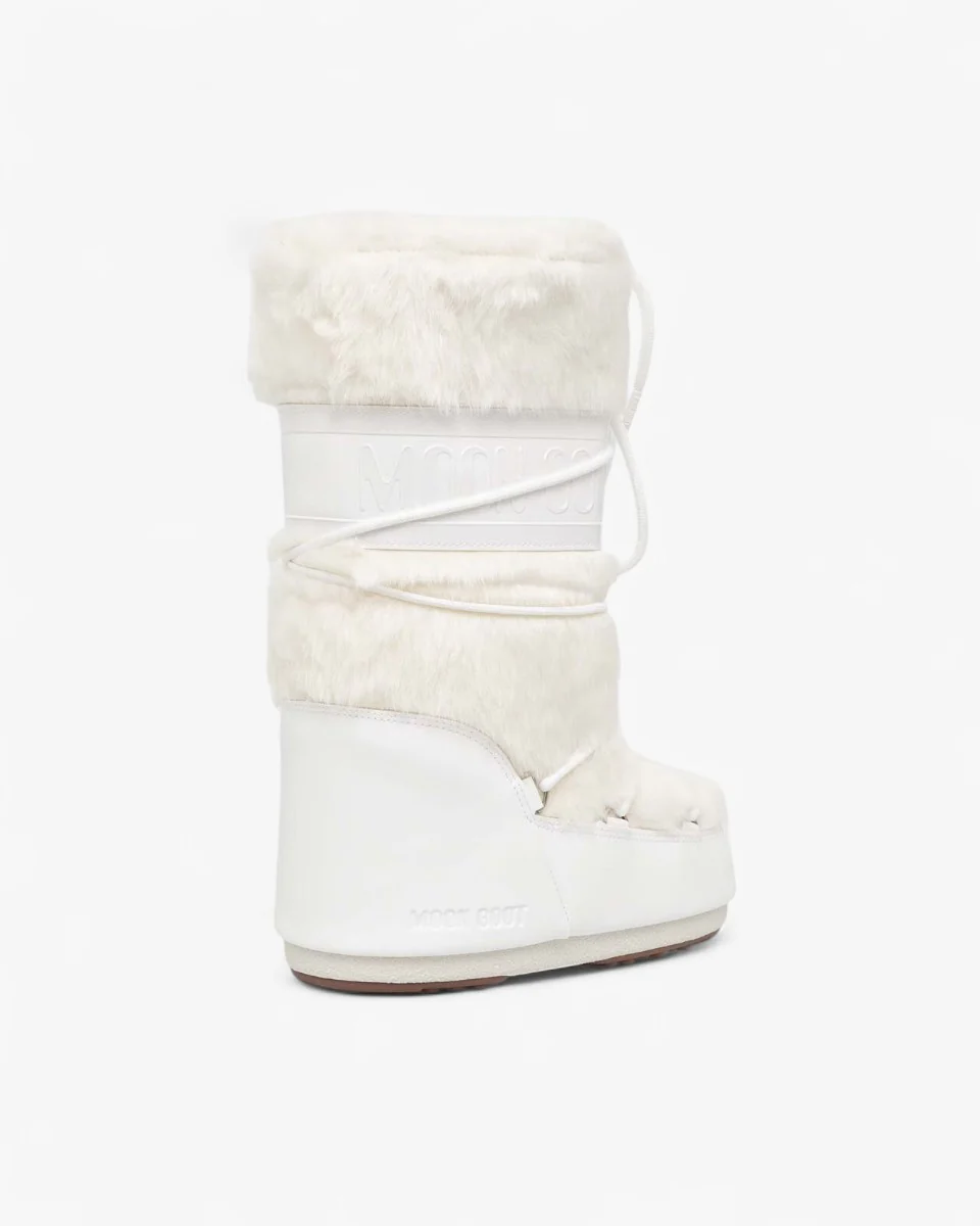 Moon Boot Śniegowce Icon Faux Fur Optical White - Image 3