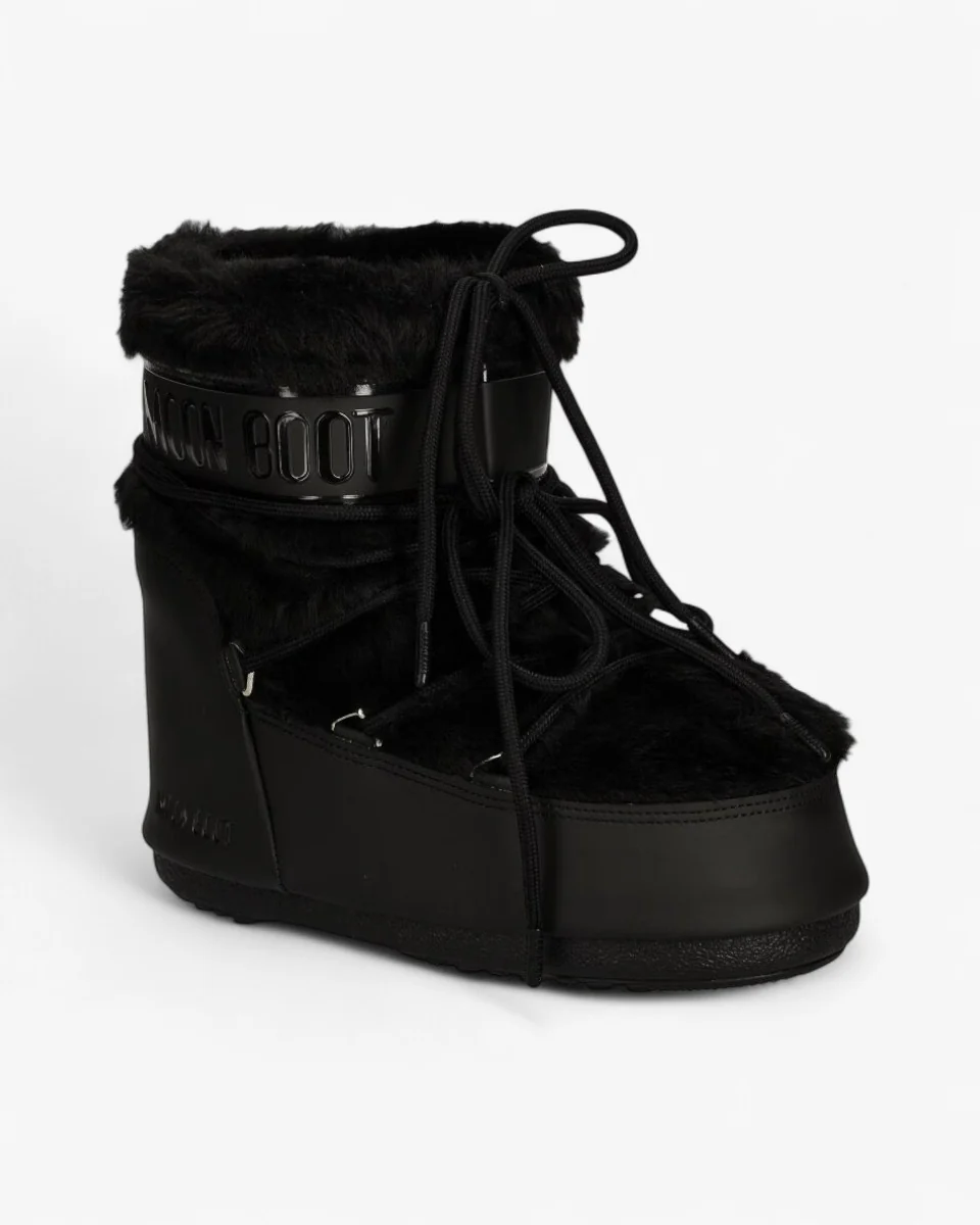 Moon Boot Śniegowce Icon Low Faux Fur Black - Image 2