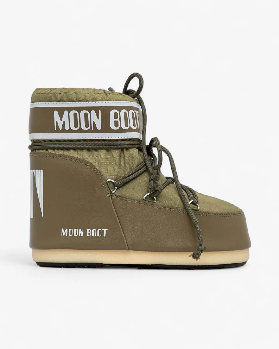Moon Boot Śniegowce Icon Low Nylon Khaki