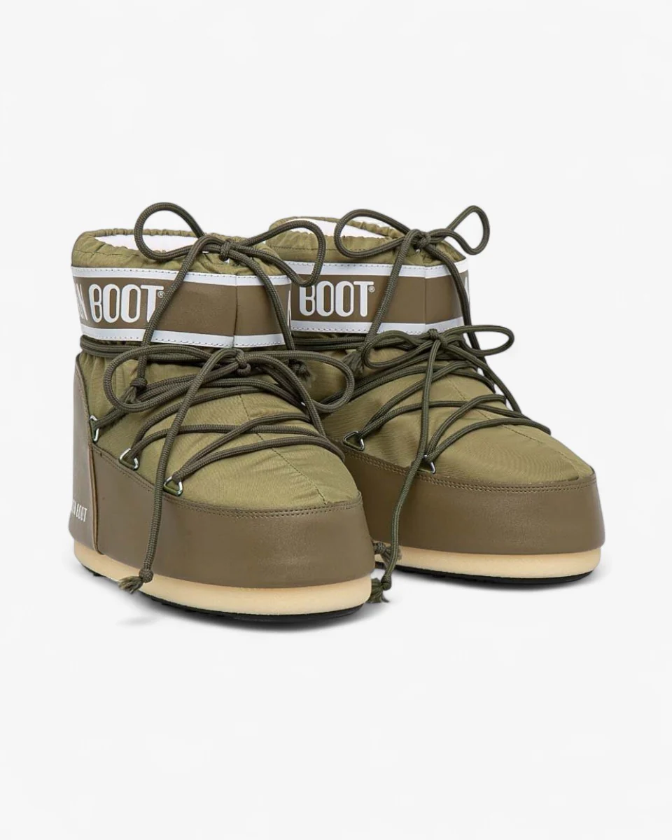Moon Boot Śniegowce Icon Low Nylon Khaki - Image 3