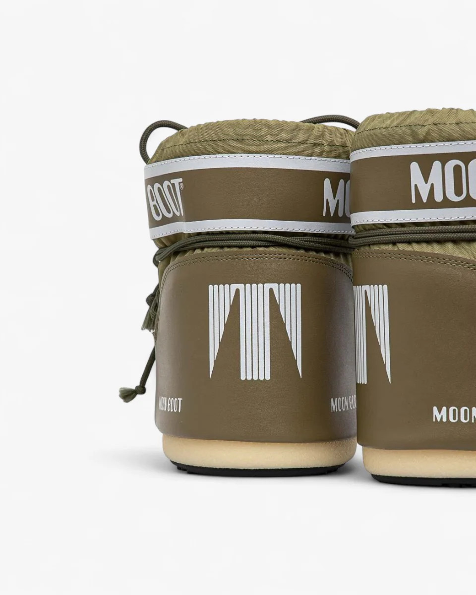 Moon Boot Śniegowce Icon Low Nylon Khaki - Image 4