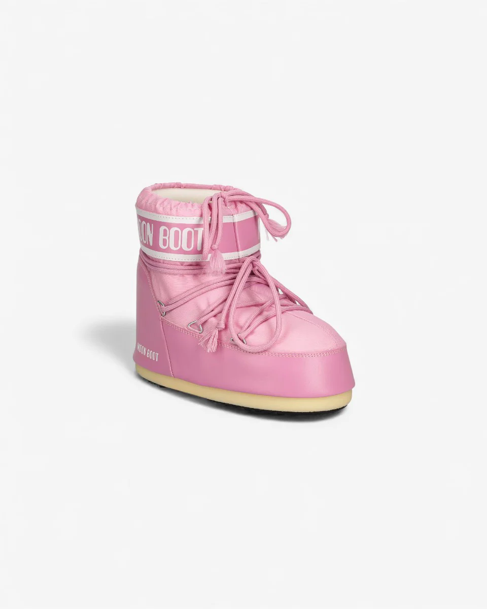 Moon Boot Śniegowce Icon Low Nylon Pink - Image 2