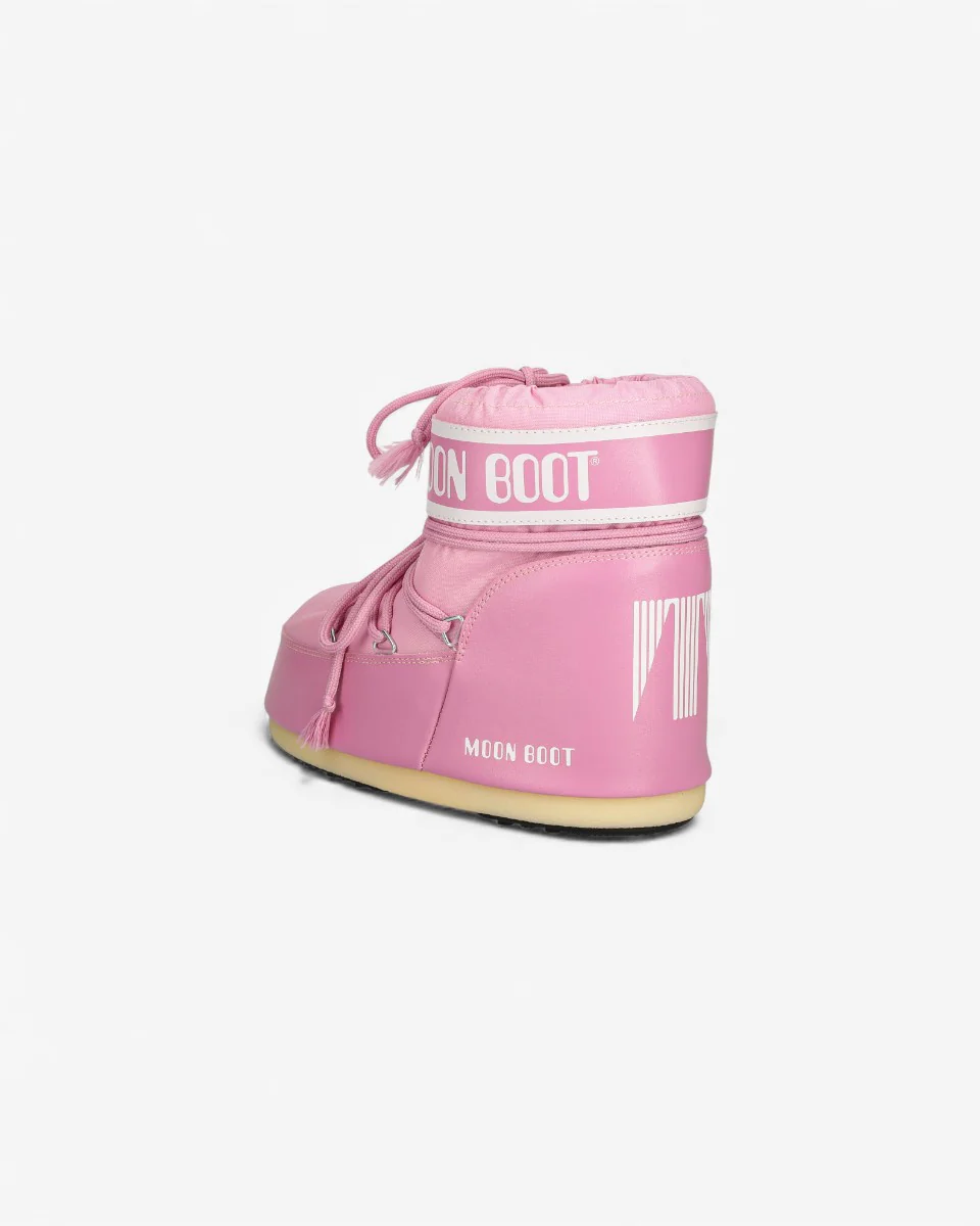 Moon Boot Śniegowce Icon Low Nylon Pink - Image 3