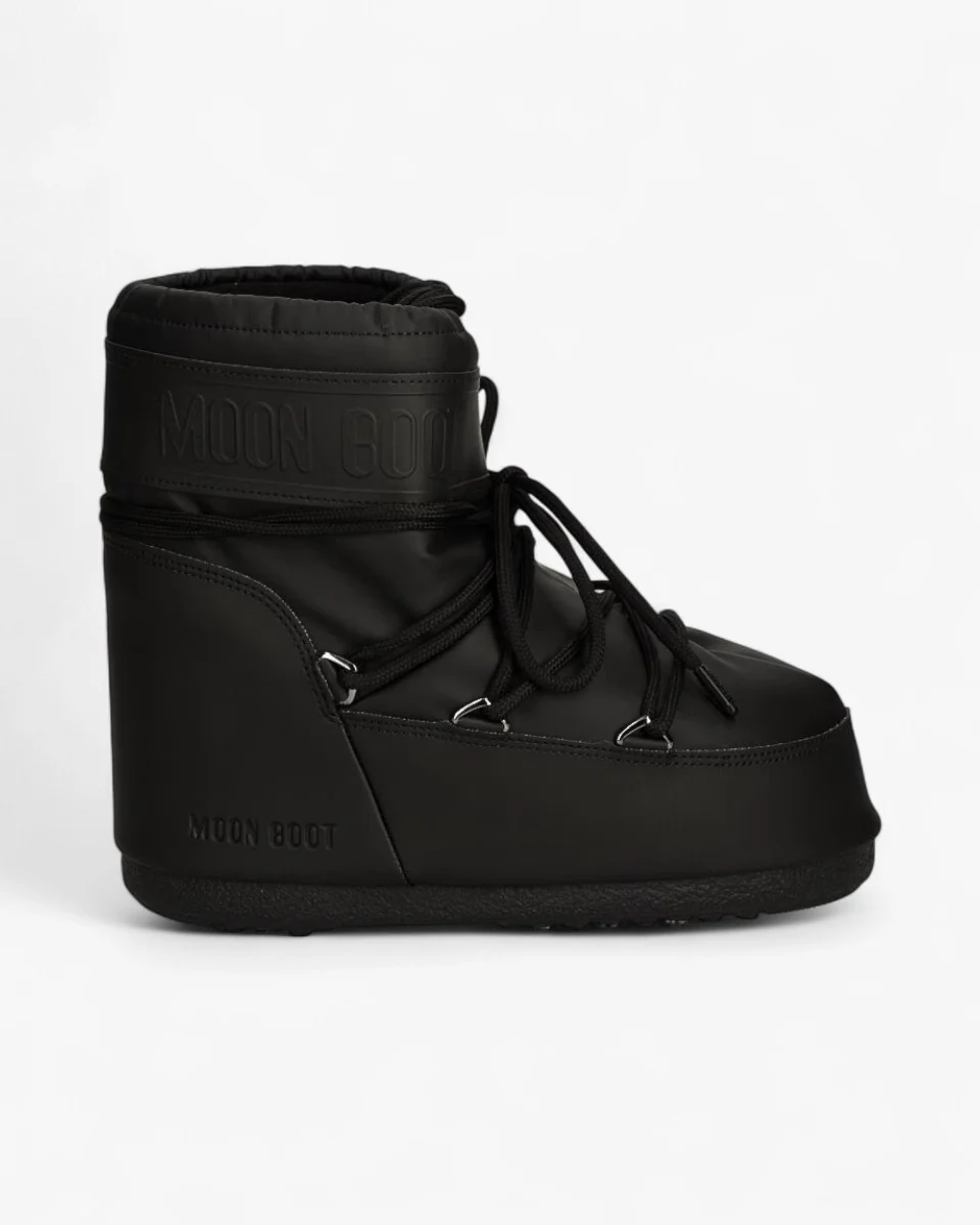 Moon Boot Śniegowce Icon Low Rubber Black