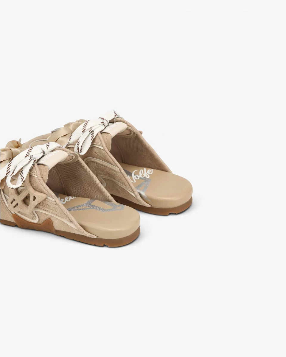 Naked Wolfe Admire Off White Suede - Image 3