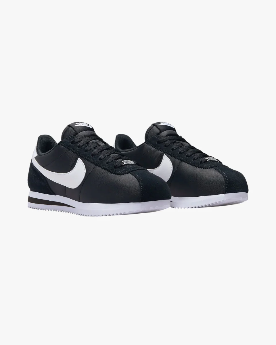 Nike Cortez Nylon Black White - Image 2