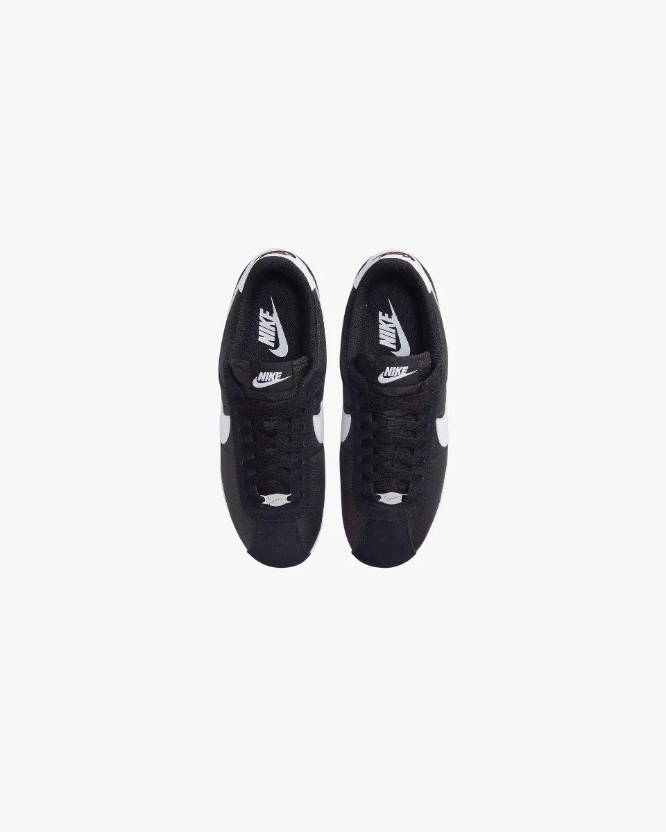 Nike Cortez Nylon Black White - Image 3