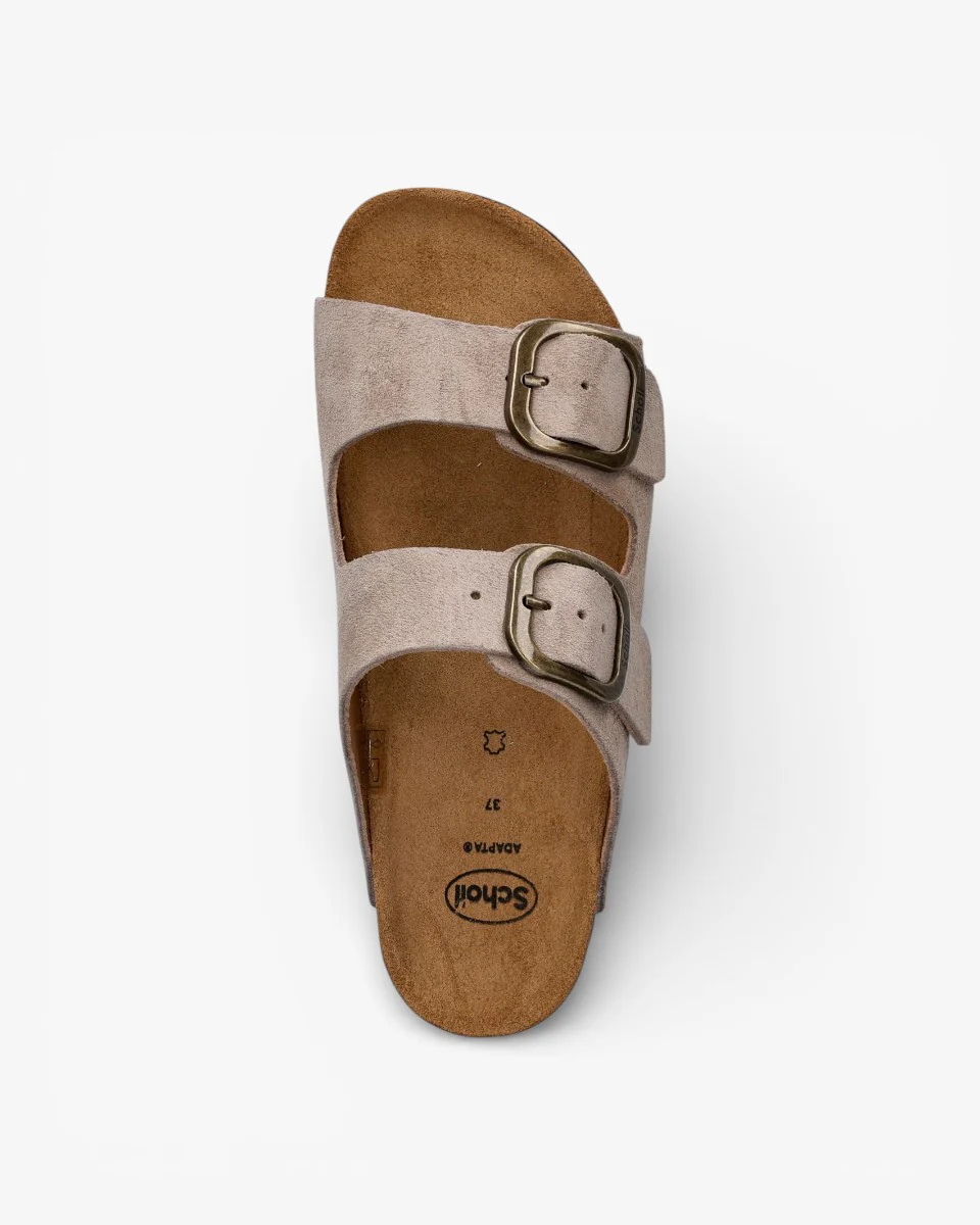 Scholl Klapki Noelle Dark Beige - Image 4