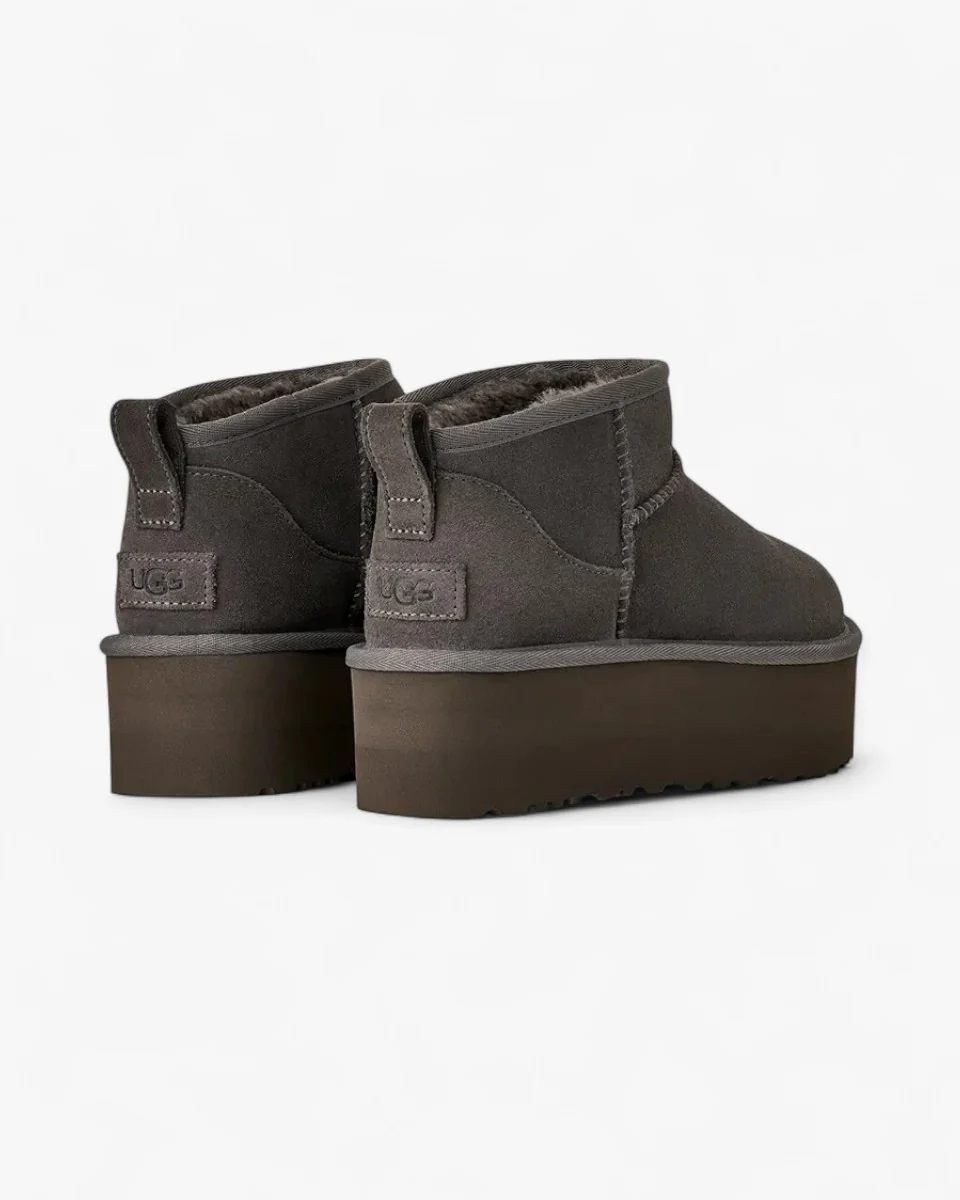 UGG Classic Ultra Mini Platform Boot Charcoal - Image 3