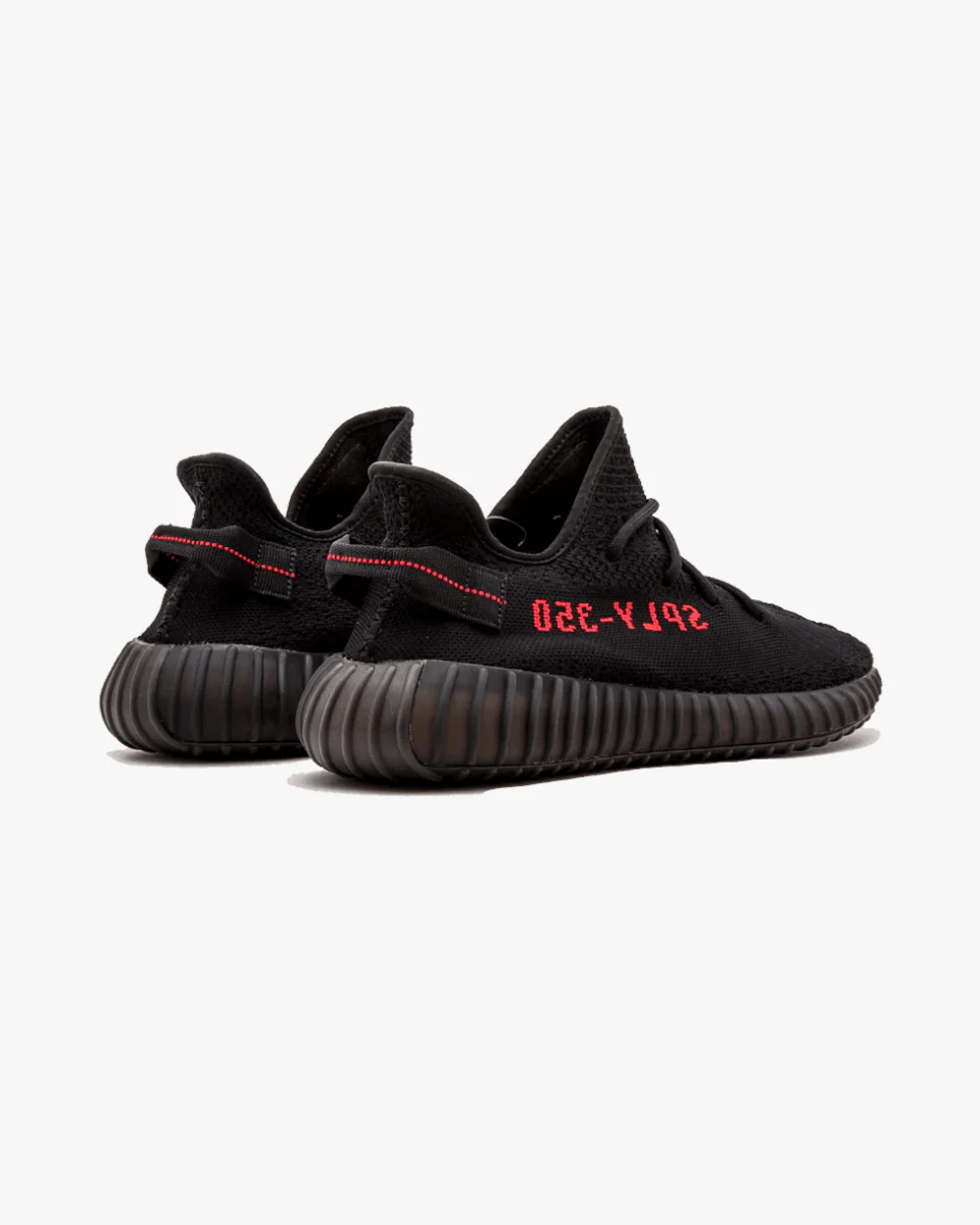 Yeezy Boost 350 v2 Black Red - Image 3