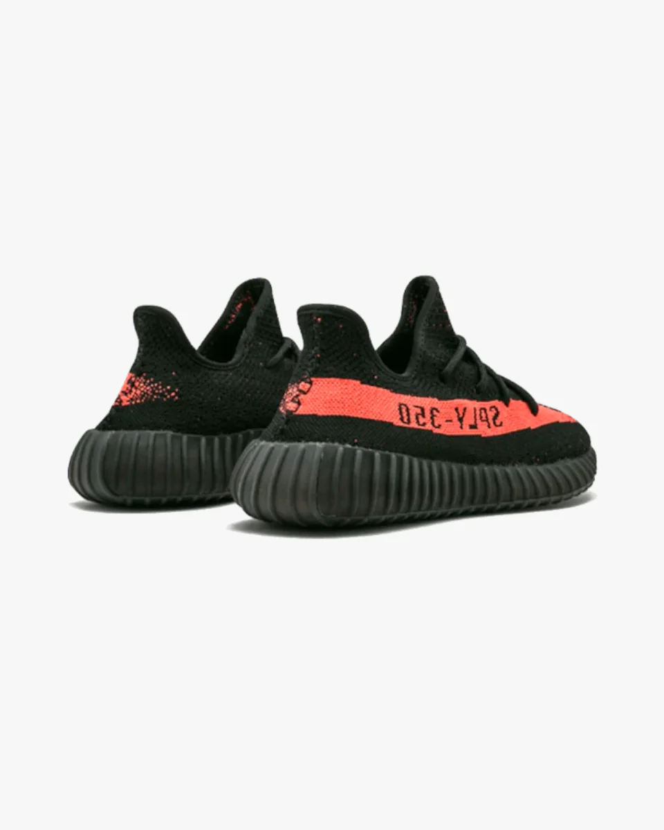 Yeezy Boost 350 v2 Core Black Red - Image 3